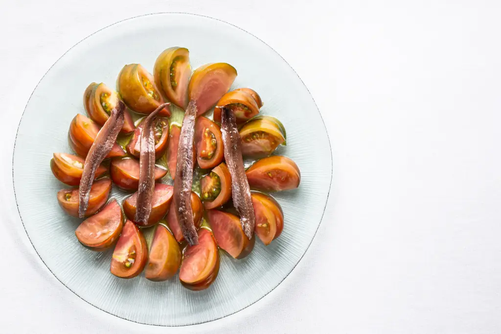 TOMATE RAF CON 4 ANCHOAS